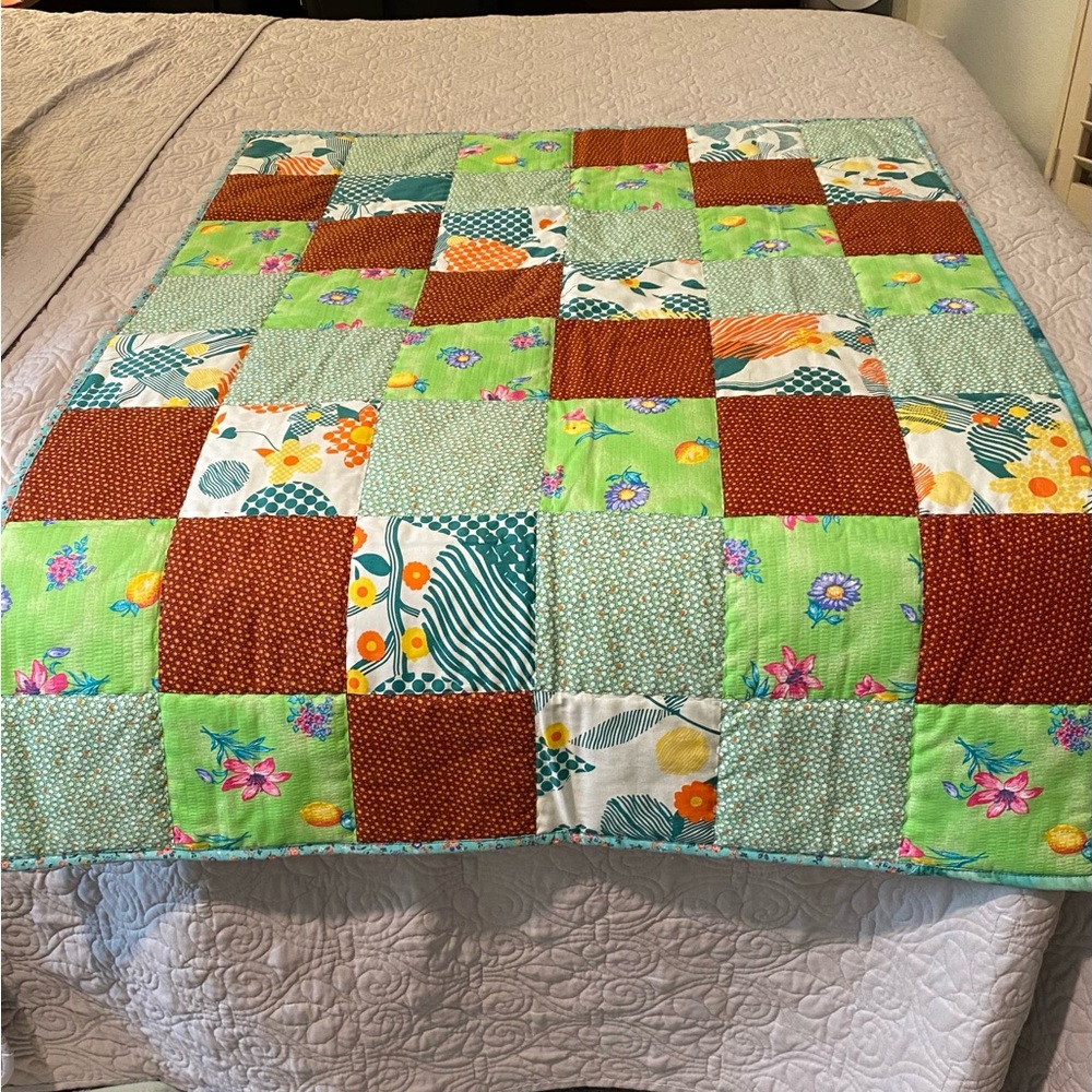 Quilt for baby, your lap or for a quick stop at the park